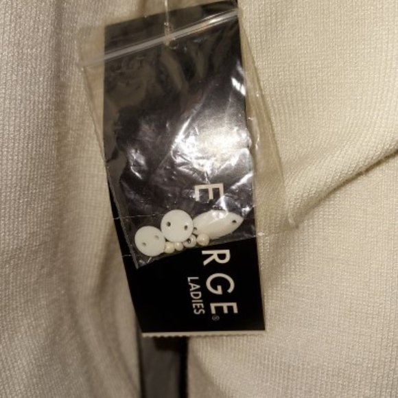 George Tusk Embellished Beaded Neckline Long Sleeve Sweater Size S NWT - Picture 4 of 9